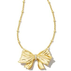 Kendra Scott X LoveShack Fancy Bow Necklace